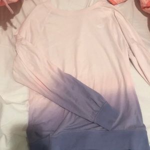 Ombré long sleeve blouse